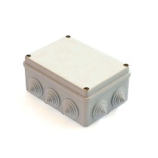 Коробка распаячная для наружного монтажа, 10 гермовводов, 150х110х70мм, IP55