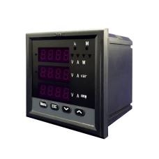 Многофунк. изм. прибор PD666-3S4 380В 5А 3ф 96x96 светодиод. дисплей RS485
