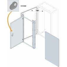 SR2 Корпус шкафа с монт.платой 800х600х300мм ВхШхГ
