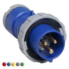 Вилка 16A, 2P+E, IP67