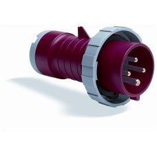 Вилка 16A, 3P+E, IP67