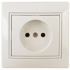 Розетка 2P, 16А-250В, СУ, Plano, сл.кость