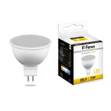 Лампа светодиодная LED 7вт 230в G5.3 теплая
