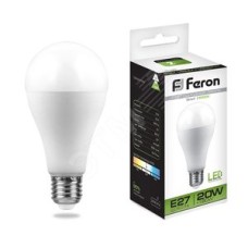 Лампа светодиодная LED 20вт Е27 белый