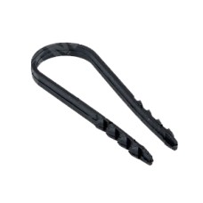 Дюбель-хомут для круглого кабеля (19-25мм) черный (50 шт) PROxima EKF