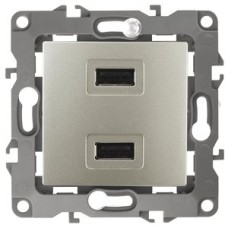 Устройство зарядное USB, 5В-2100мА, Эра12, шампань
