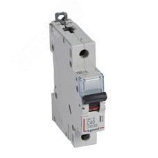 Выключатель автоматический однополюсный 40А C DX3-E 6кА 
