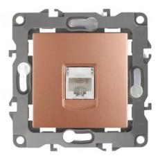 Розетка информационная RJ45, Эра12, медь