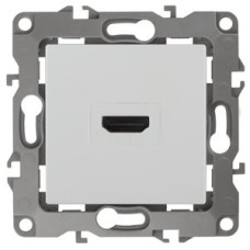 Розетка HDMI, Эра12, белый