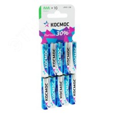 Элемент питания LR03 AAA, Alkaline 1.5В, 10шт/уп
