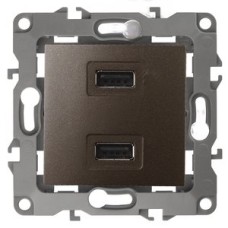 Устройство зарядное USB, 5В-2100мА, Эра12, бронза