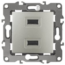 Устройство зарядное USB, 5В-2100мА, Эра12, перламутр
