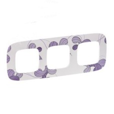 Valena ALLURE Рамка 3 поста флора универсальная