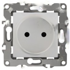 Розетка 2P, 16A-250В, Эра12, белый