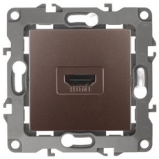Розетка HDMI, Эра12, бронза