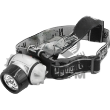 Фонарь светодиодный NPT-H05-3AAA 19LED налобный пластик