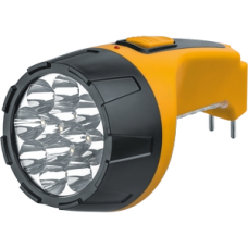 Фонарь светодиодный NPT-CP05-ACCU 12+10LED аккумуляторный с вилкой для зарядки пластик 