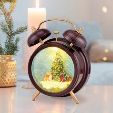 Декоративный домашний светильник Часы с эффектом снегопада NEON-NIGHT