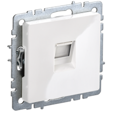 BRITE Розетка компьютерная RJ45 кат.6 РК11-БрБ белый