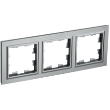 BRITE Рамка 3 поста РУ-3-БрС сталь