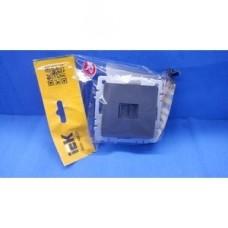 BRITE Розетка компьютерная RJ45 кат.5E РК10-БрГ графит