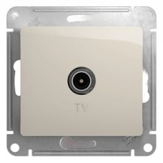 GLOSSA TV розетка оконечная 1DB механизм молочный