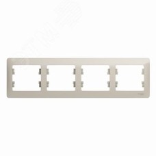 GLOSSA рамка 4-постовая горизонтальная молочный