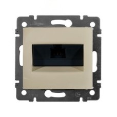 VALENA Розетка компьютерная RJ45х1 категория 5е в рамку слоновая кость