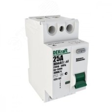 Выключатель дифференциального тока (УЗО) 2P 100A 30мА AC УЗО-03 6кА