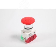 Кнопка красная с фиксацией AE-22 Гриб 220В ВK-22 1 1но+1нз