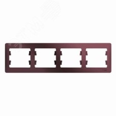 GLOSSA рамка 4-постовая горизонтальная баклажановый 